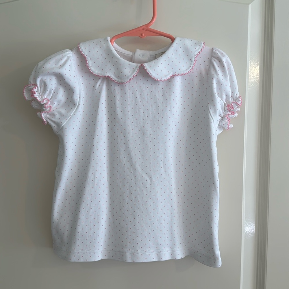 The Beaufort Bonnet Company Peter Pan Collar shirt! Size 5T- EUC